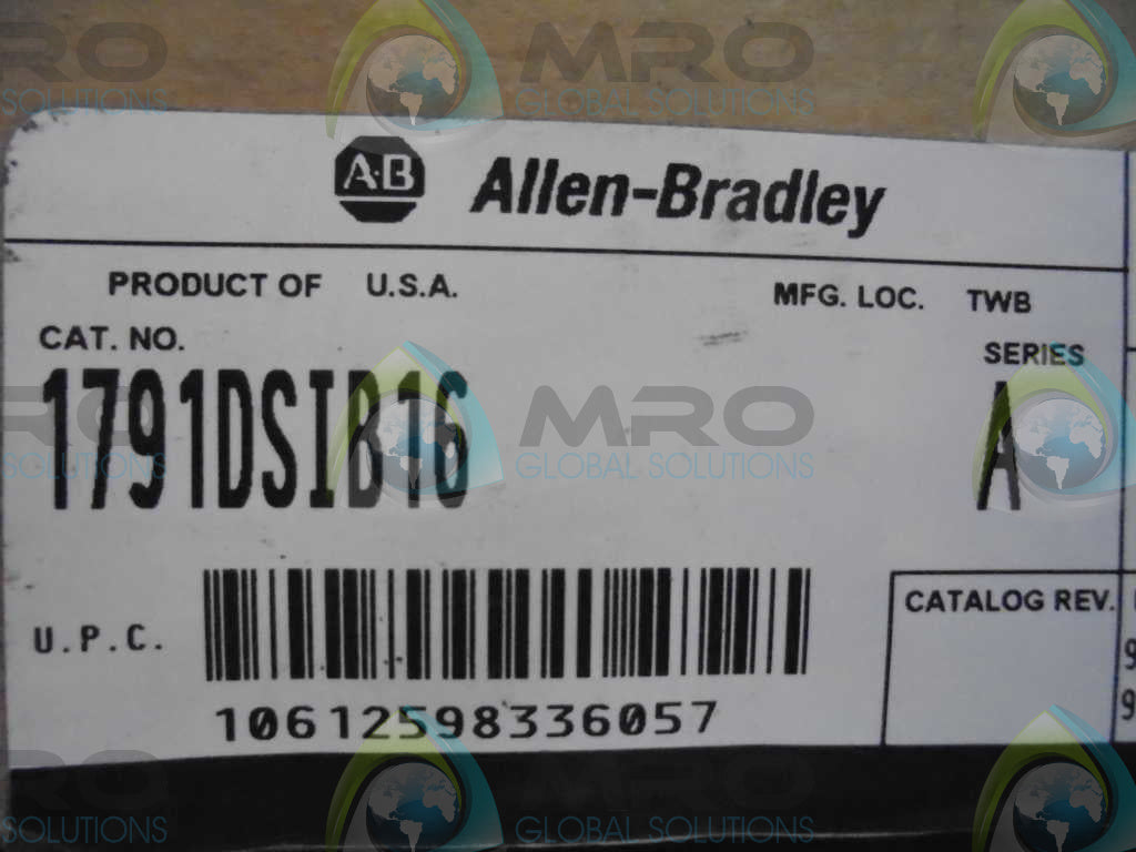 ALLEN BRADLEY 1791DSIB16 SER. A *FS*