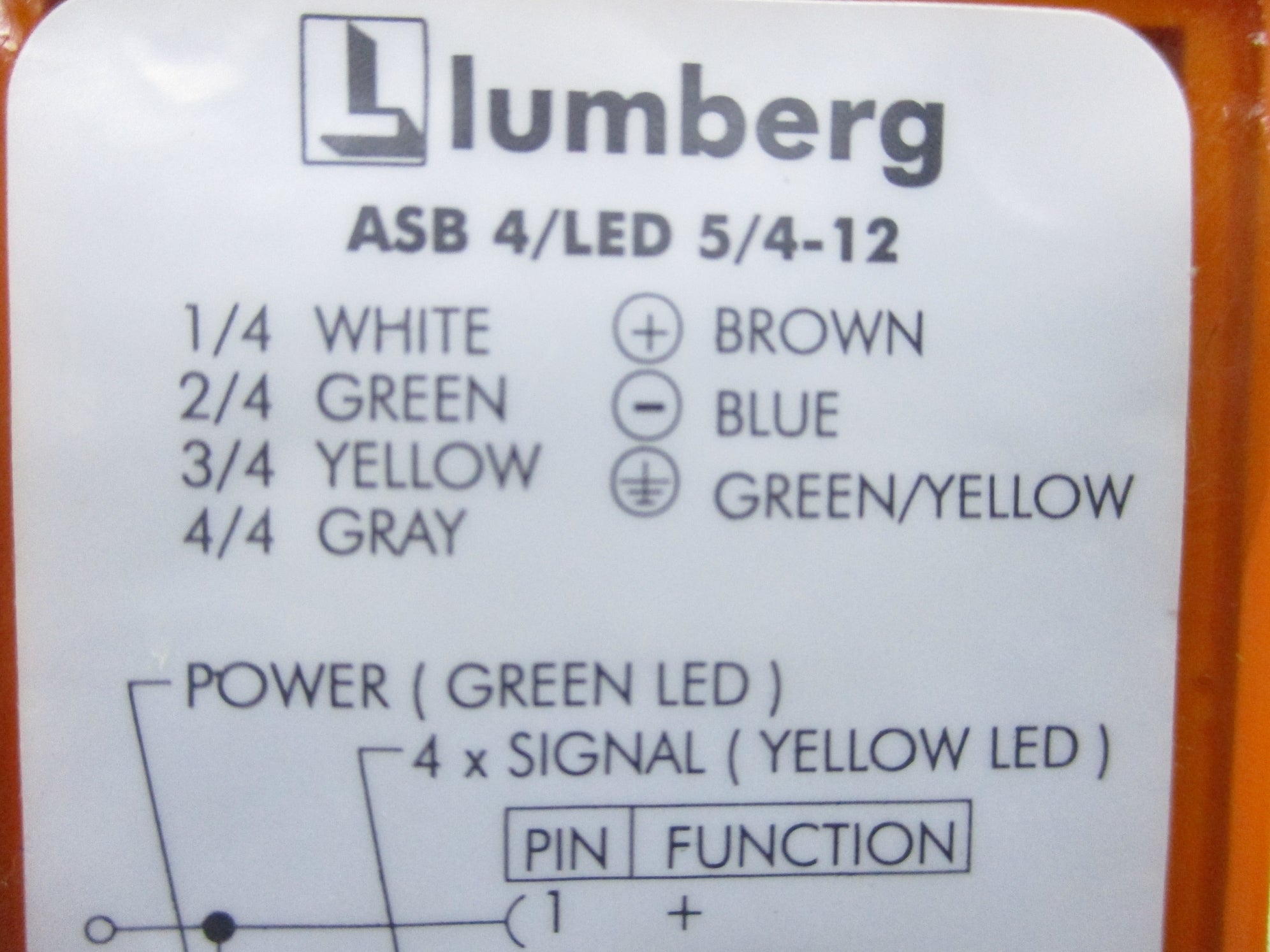 LUMBERG ASB4/LED5/4-12 NSNP