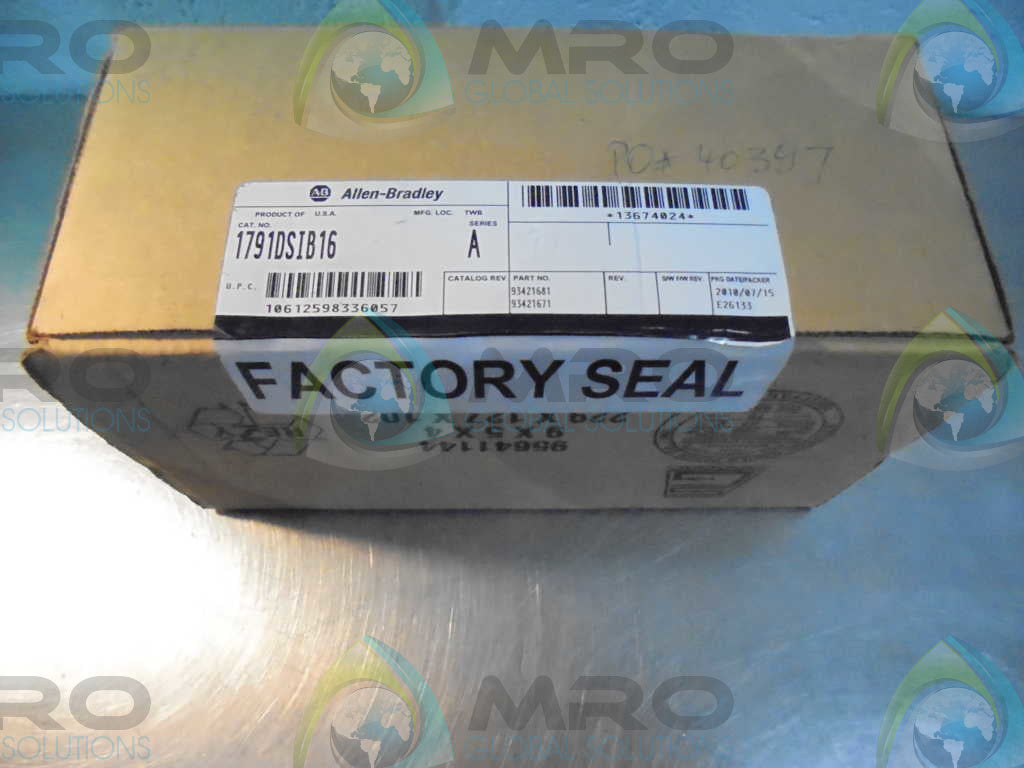 ALLEN BRADLEY 1791DSIB16 SER. A *FS*