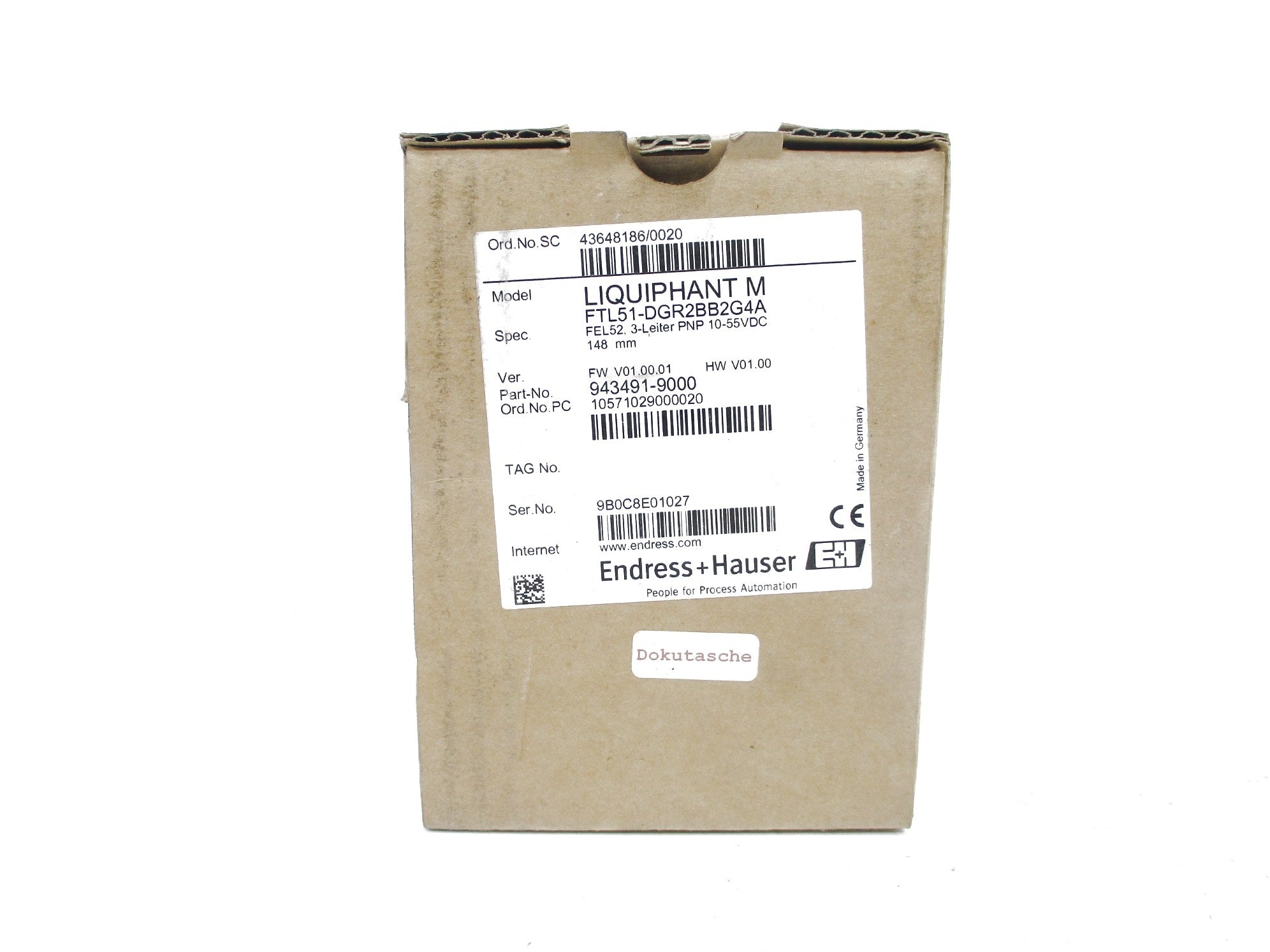 ENDRESS+HAUSER FTL51-DGR2BB2G4A NSMP