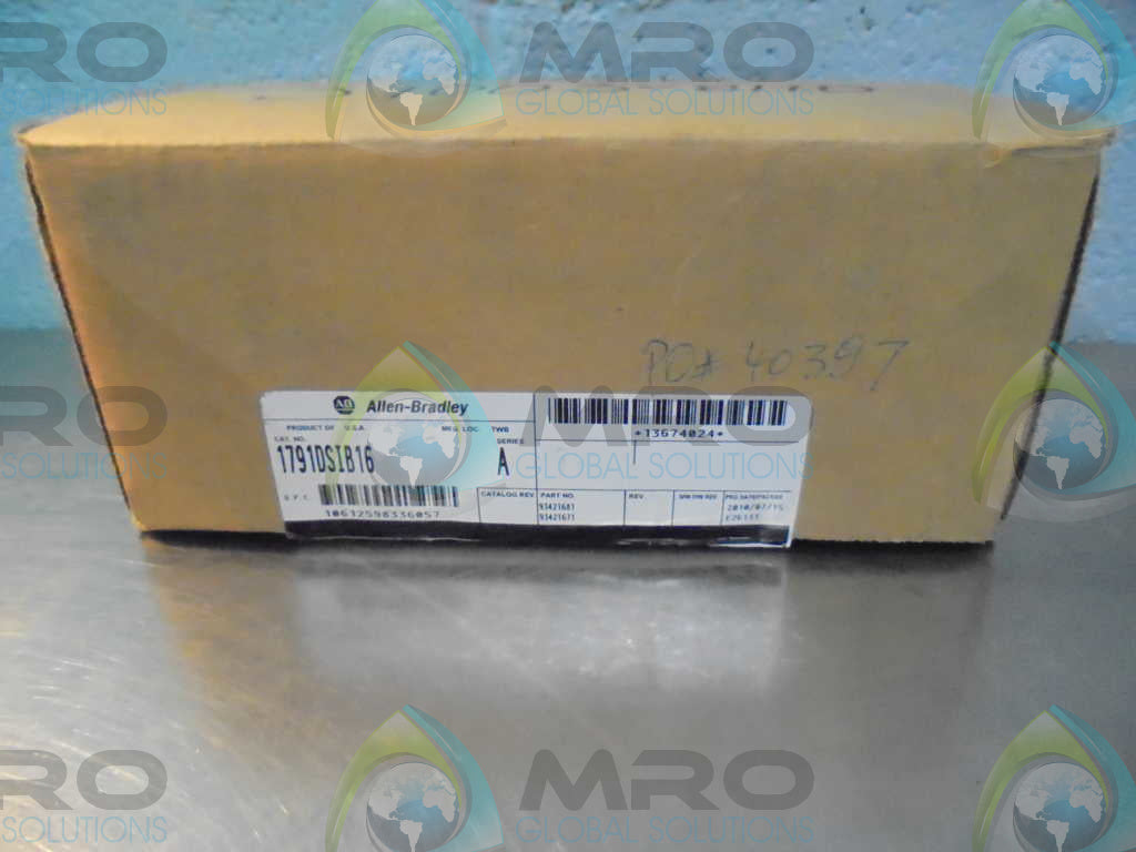 ALLEN BRADLEY 1791DSIB8XOB8 SER. A COMPACT BLOCK * FACTORY SEADLED *