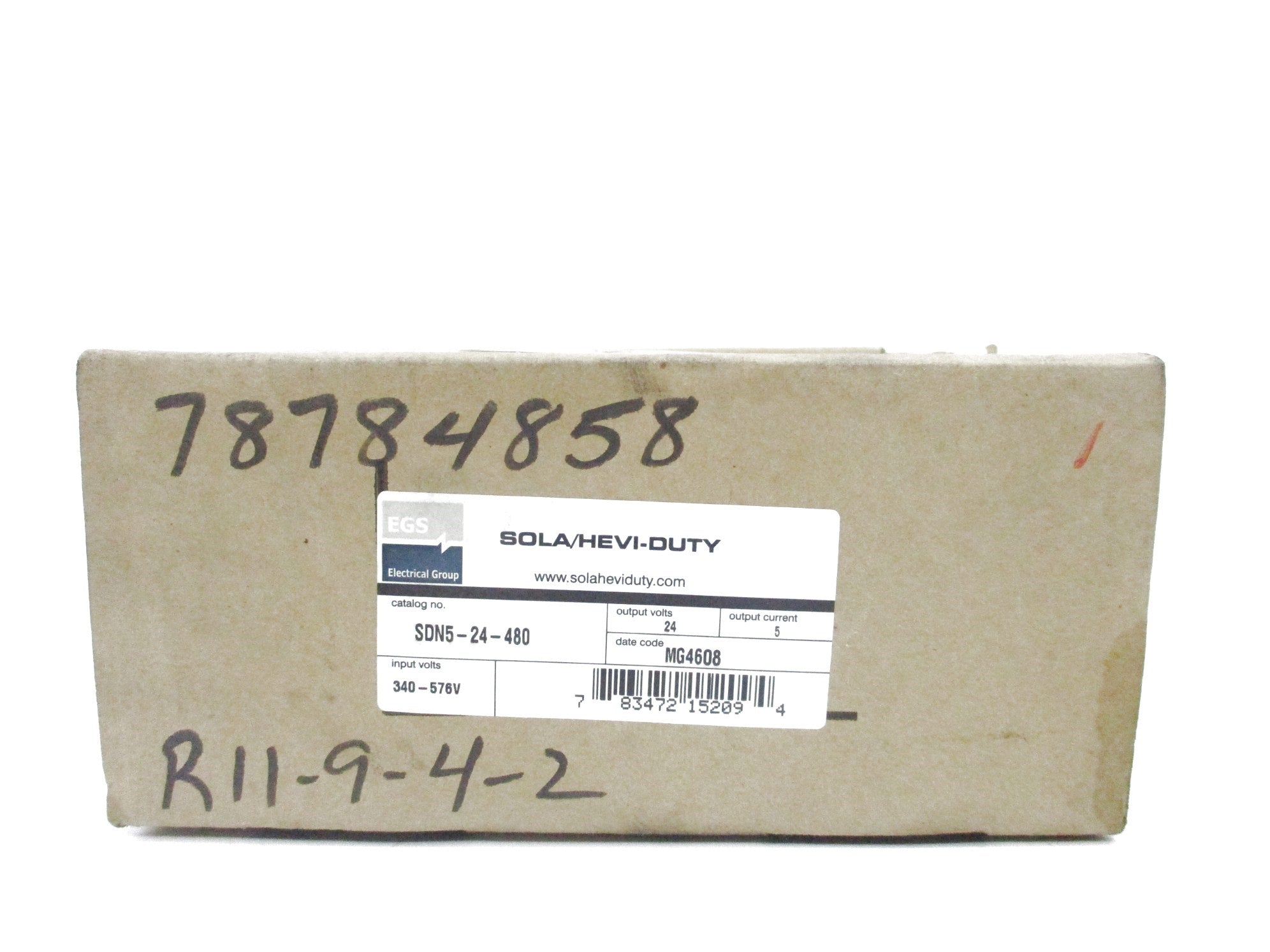 SOLA SDN5-24-480 400-500VAC 0.6/0.5A NSMP