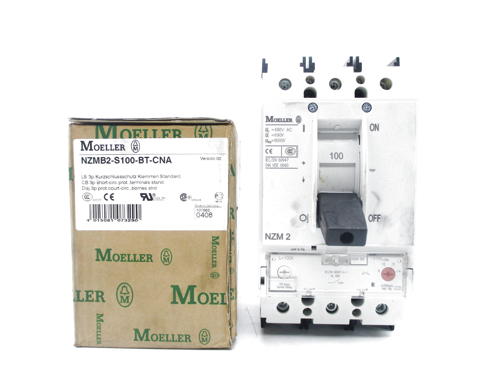 MOELLER NZMB2-S100-BT-CNA 100A 690V NSMP