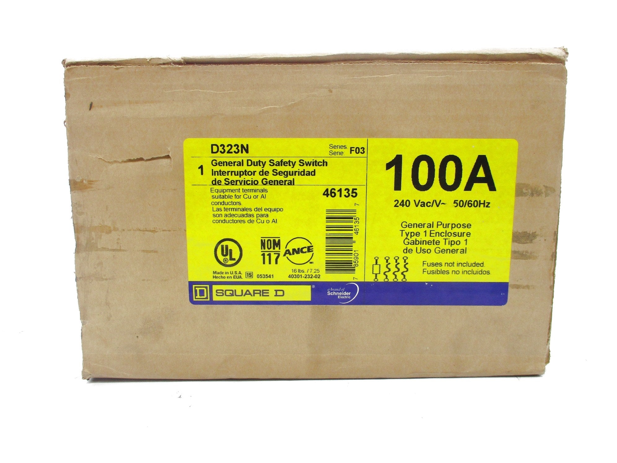 SQUARE D D323N SER. F03 NSFS