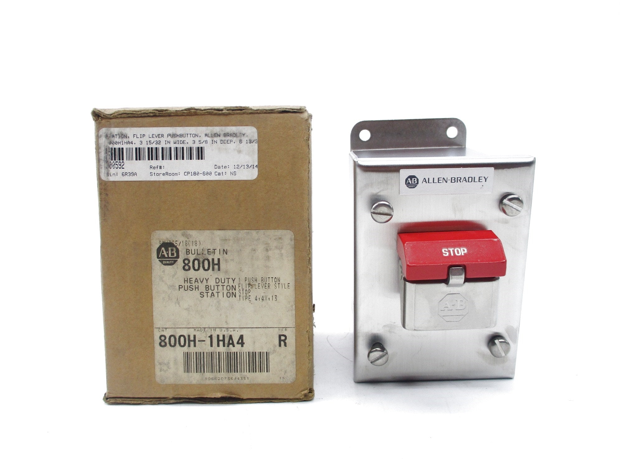 ALLEN BRADLEY 800H-1HA4 SER. R (BR/WH) NSMP