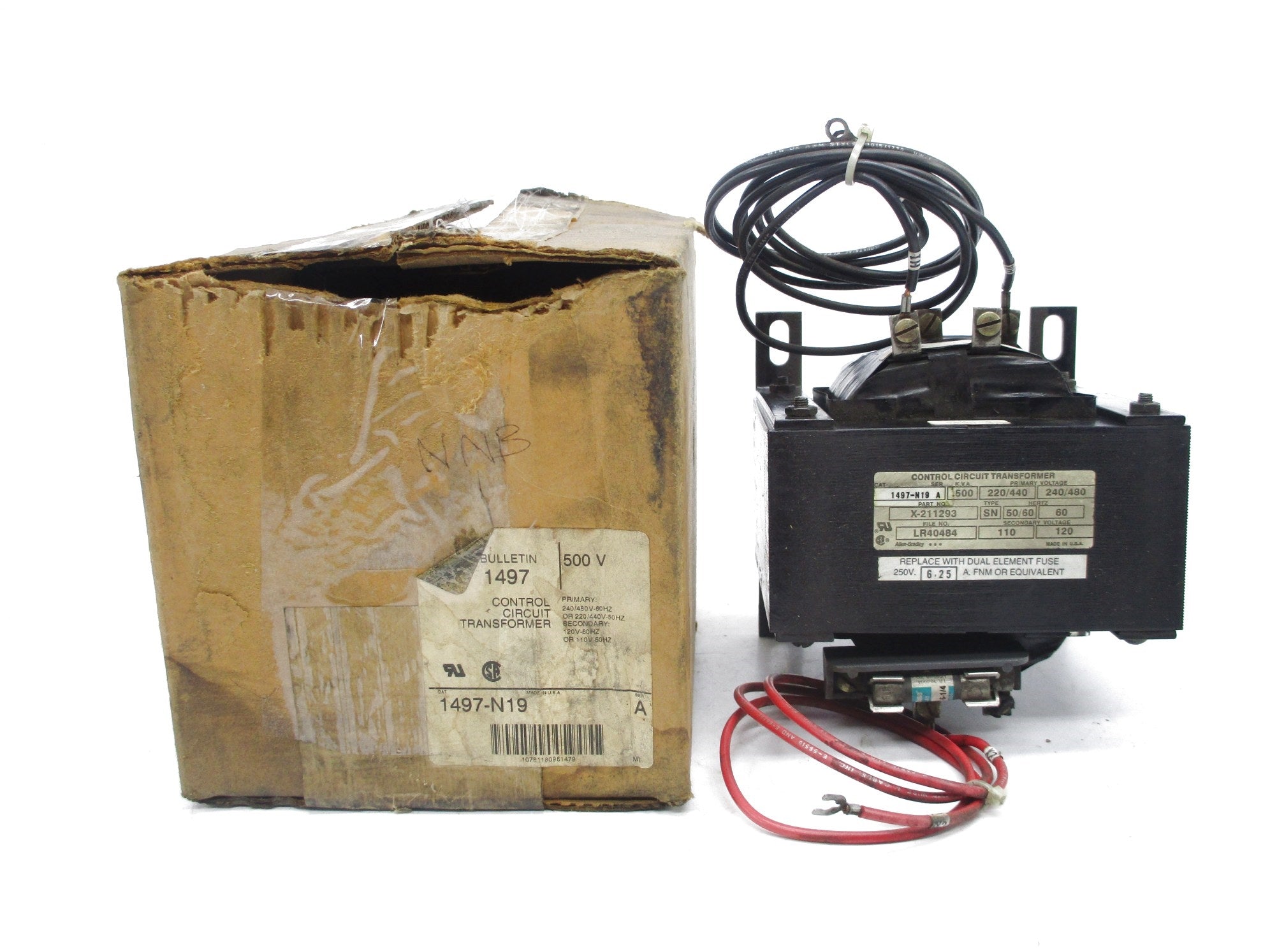 ALLEN BRADLEY 1497-N19 SER. A (BR/WH) (AS PICTURED) NSMP