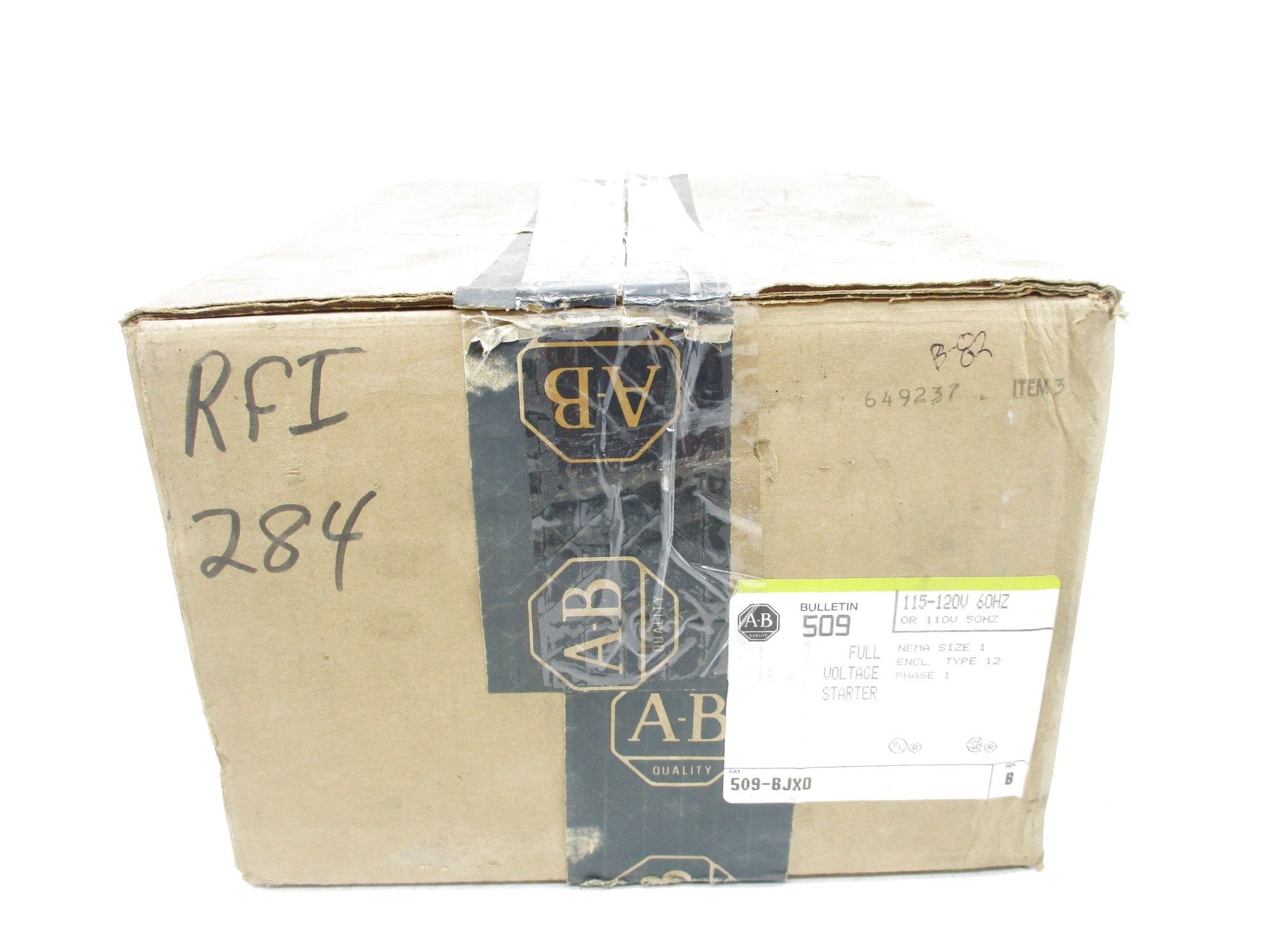 ALLEN BRADLEY 509-BJXD SER. B (BR/YL) NSMP