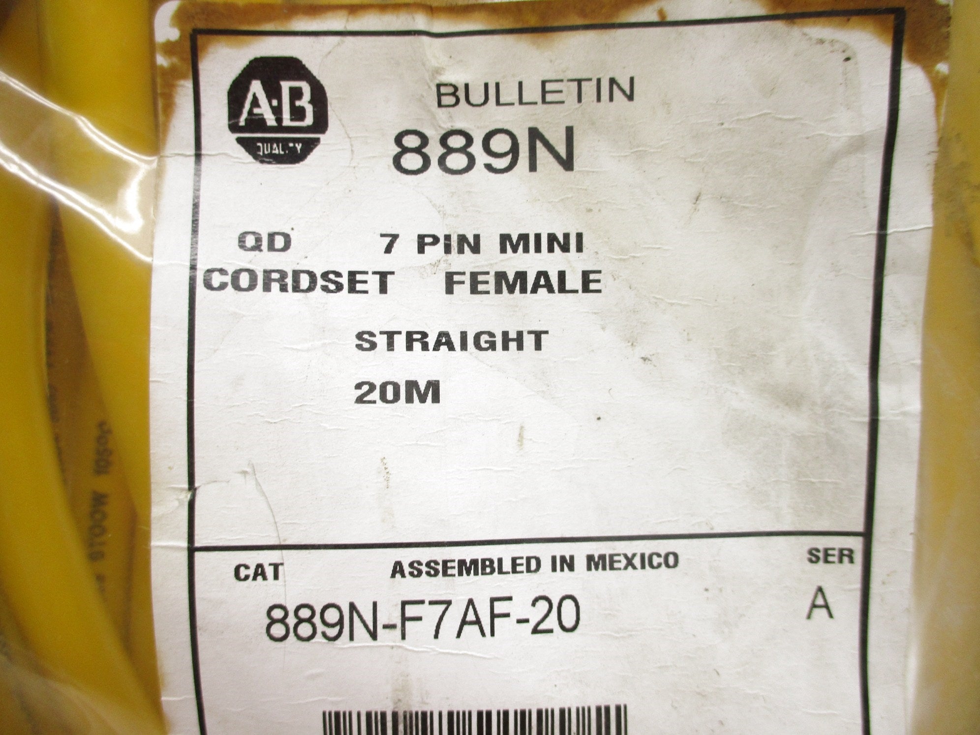 ALLEN BRADLEY 889N-F7AF-20 SER. A NSMP