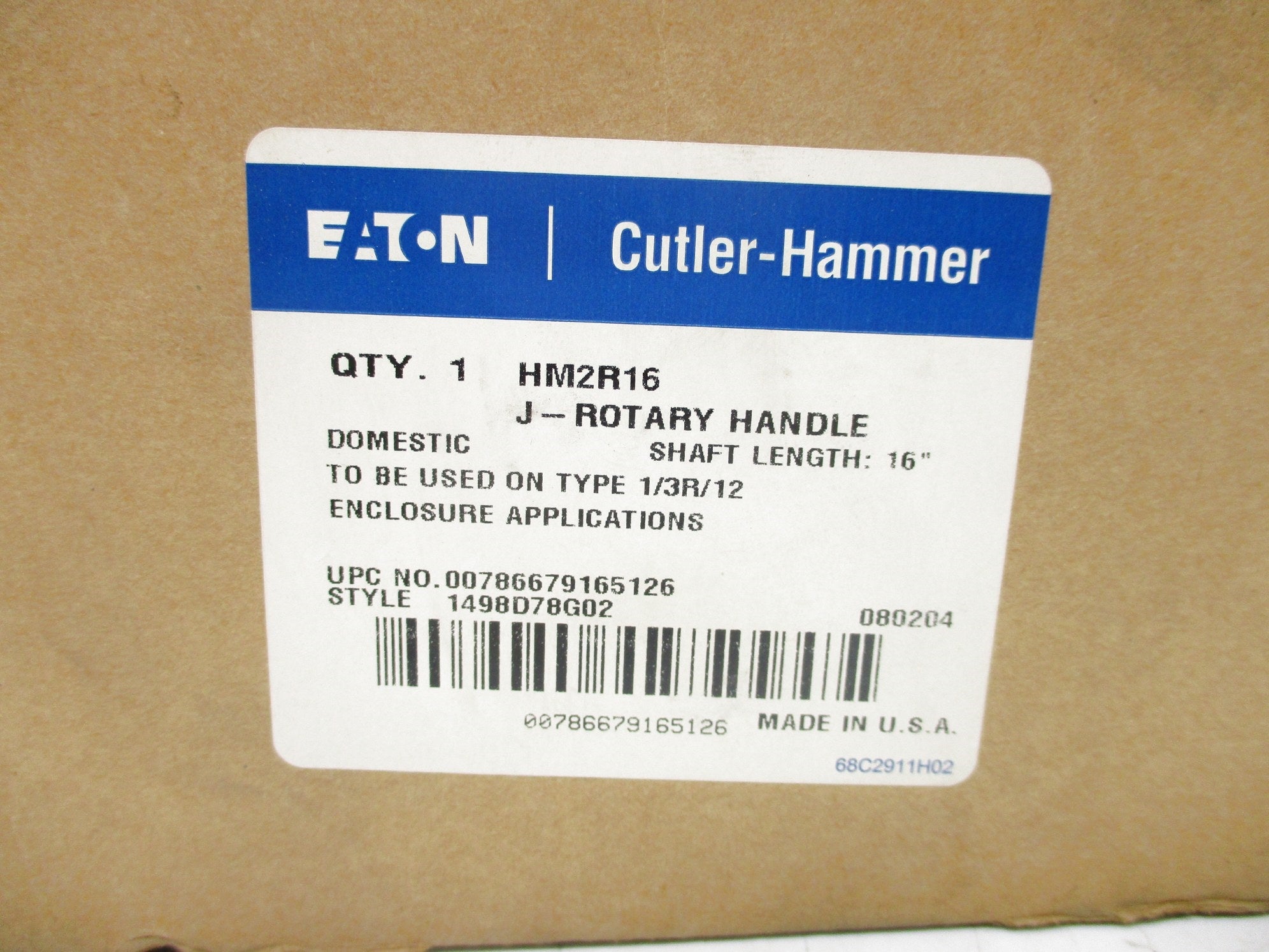 EATON HM2R16 NSFS