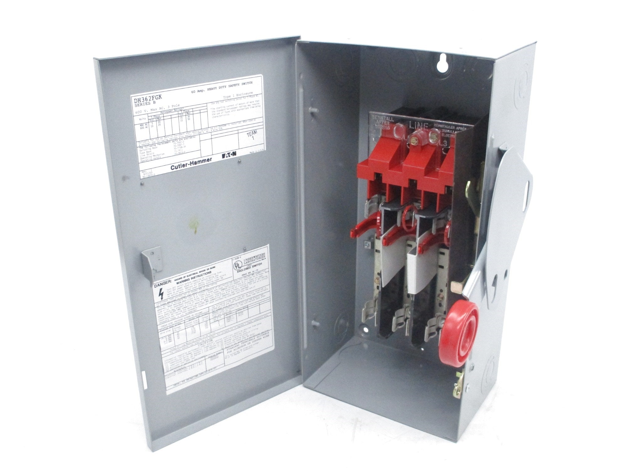 CUTLER HAMMER DH362FGK SER. B NSMP