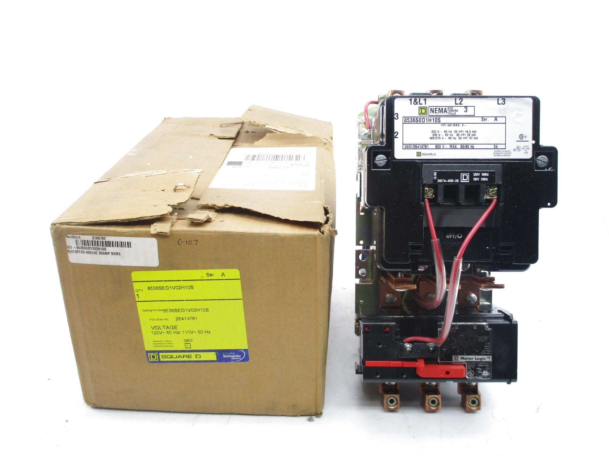 SQUARE D 8536SEO1V02H10S SER. A NSMP