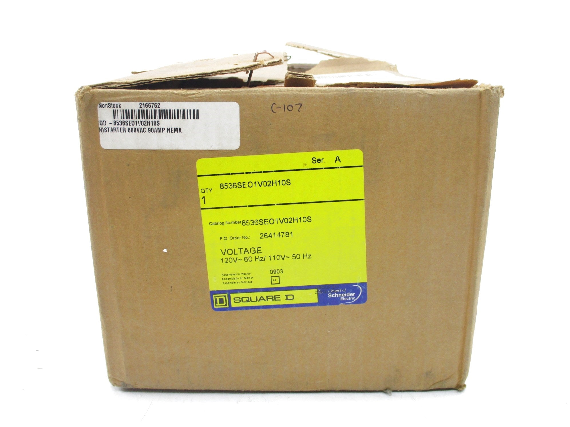 SQUARE D 8536SEO1V02H10S SER. A NSMP