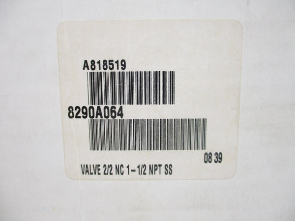 ASCO 8290A064 1 1/2" NSFS