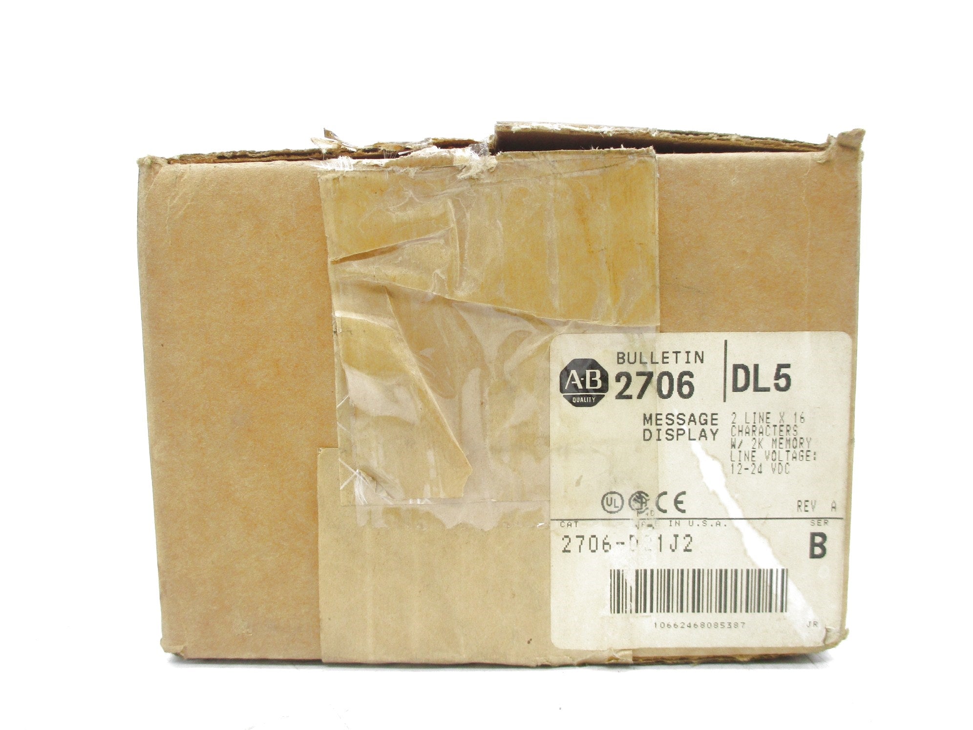 ALLEN BRADLEY 2706-D21J2 SER. B (BR/WH) NSMP