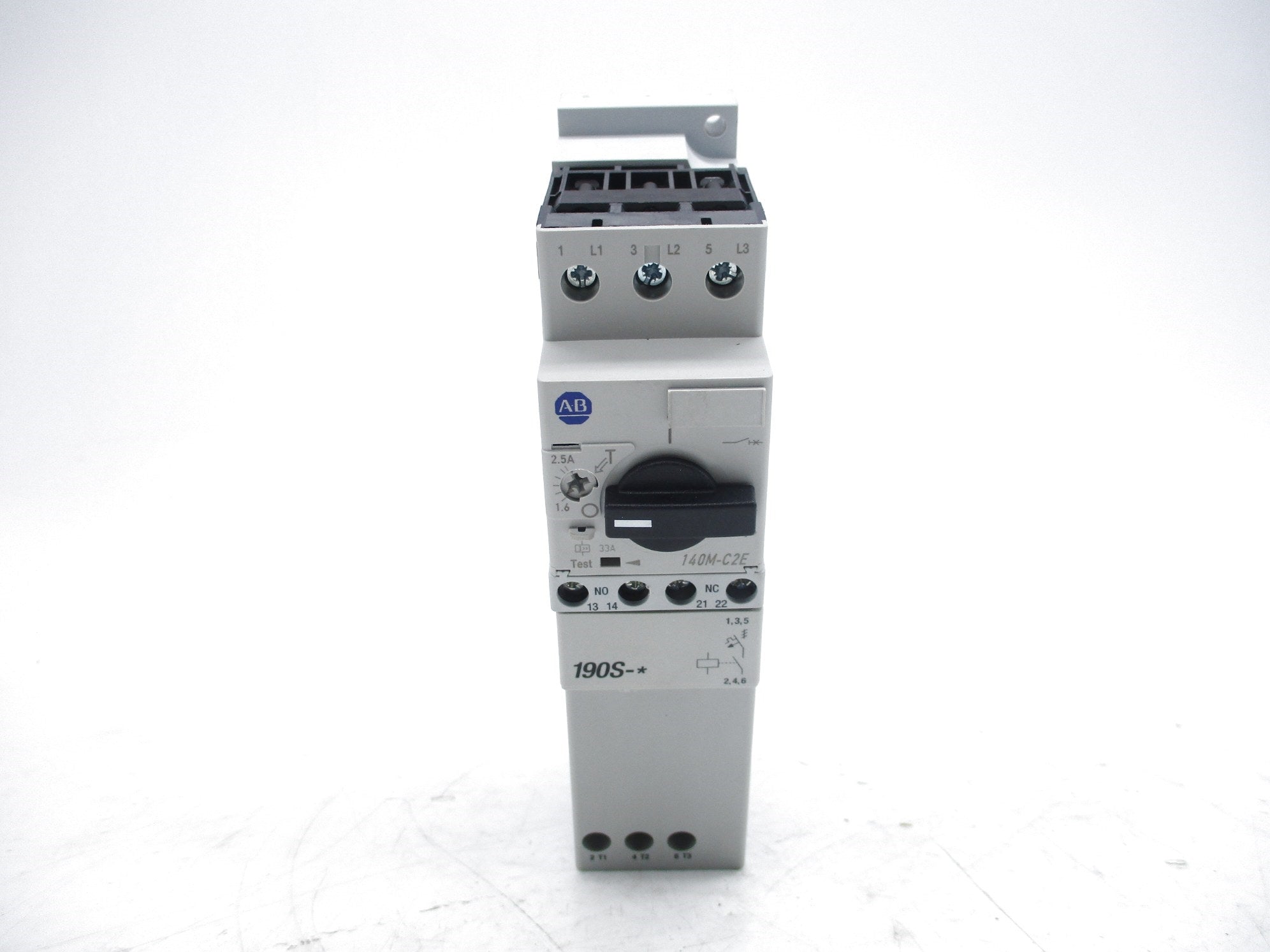ALLEN BRADLEY 190S-AND2-CB25C SER. B (BR/WH) NSMP