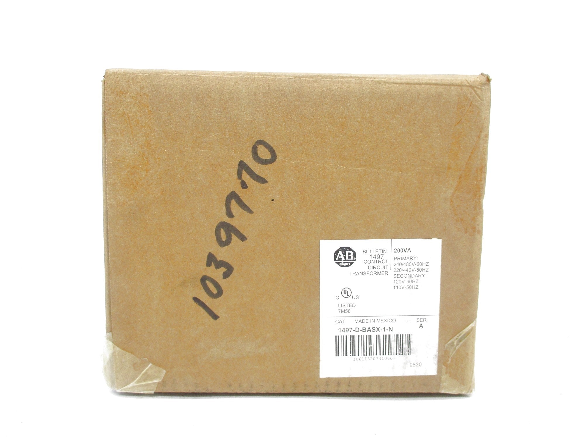 ALLEN BRADLEY 1497-D-BASX-1-N SER. A (BR/WH) NSMP