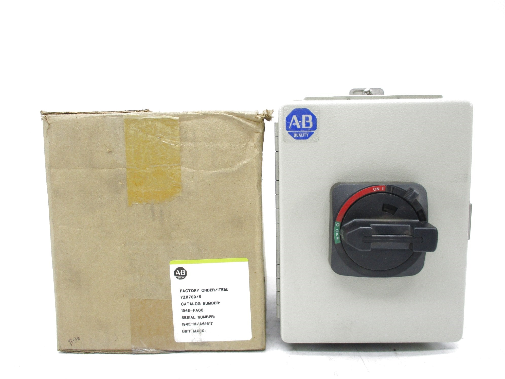 ALLEN BRADLEY 194E-FA00 (BR/YL) NSMP