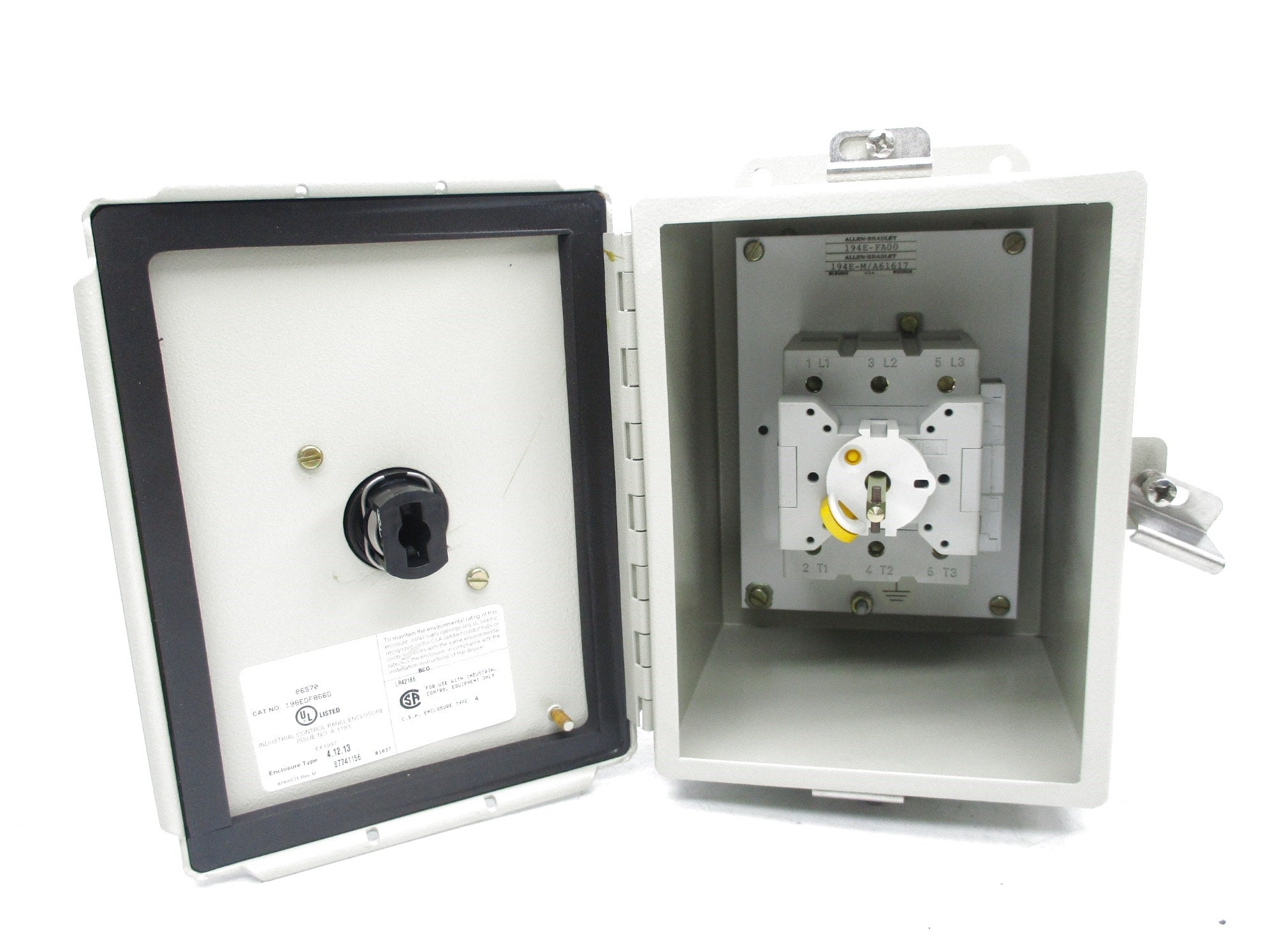 ALLEN BRADLEY 194E-FA00 (BR/YL) NSMP