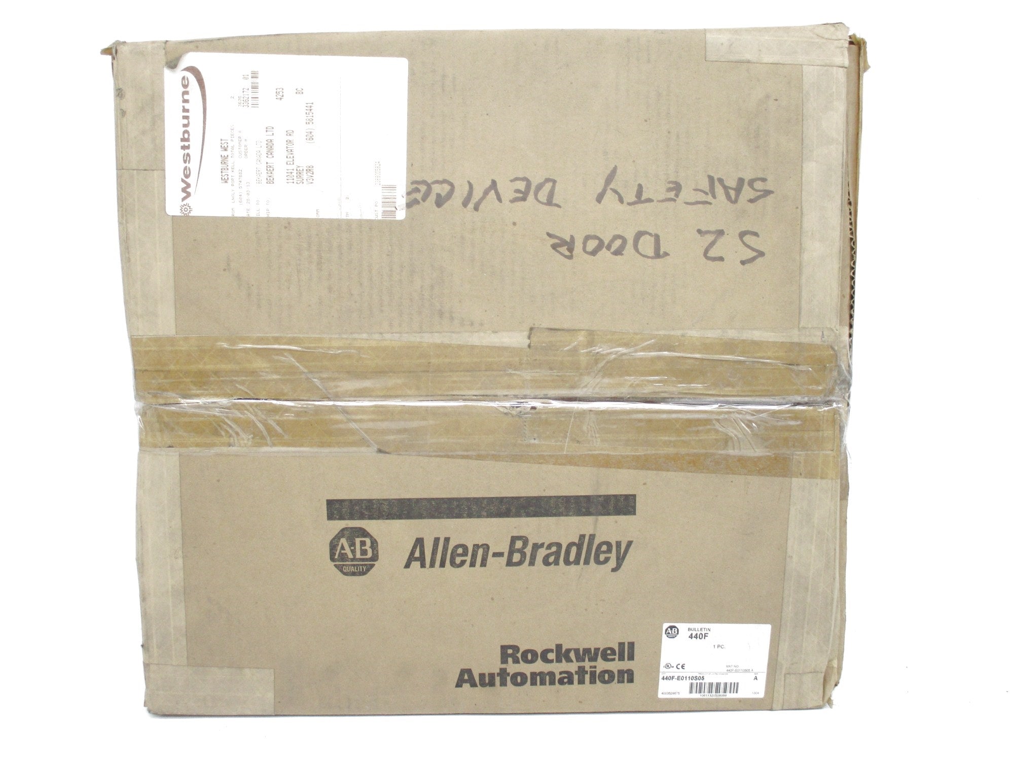 ALLEN BRADLEY 440F-E0110S05 SER. A (BR/WH) NSMP
