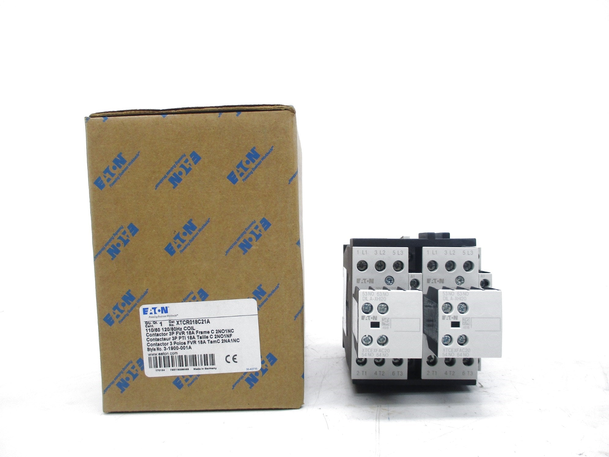 EATON XTCR018C21A 120V NSMP