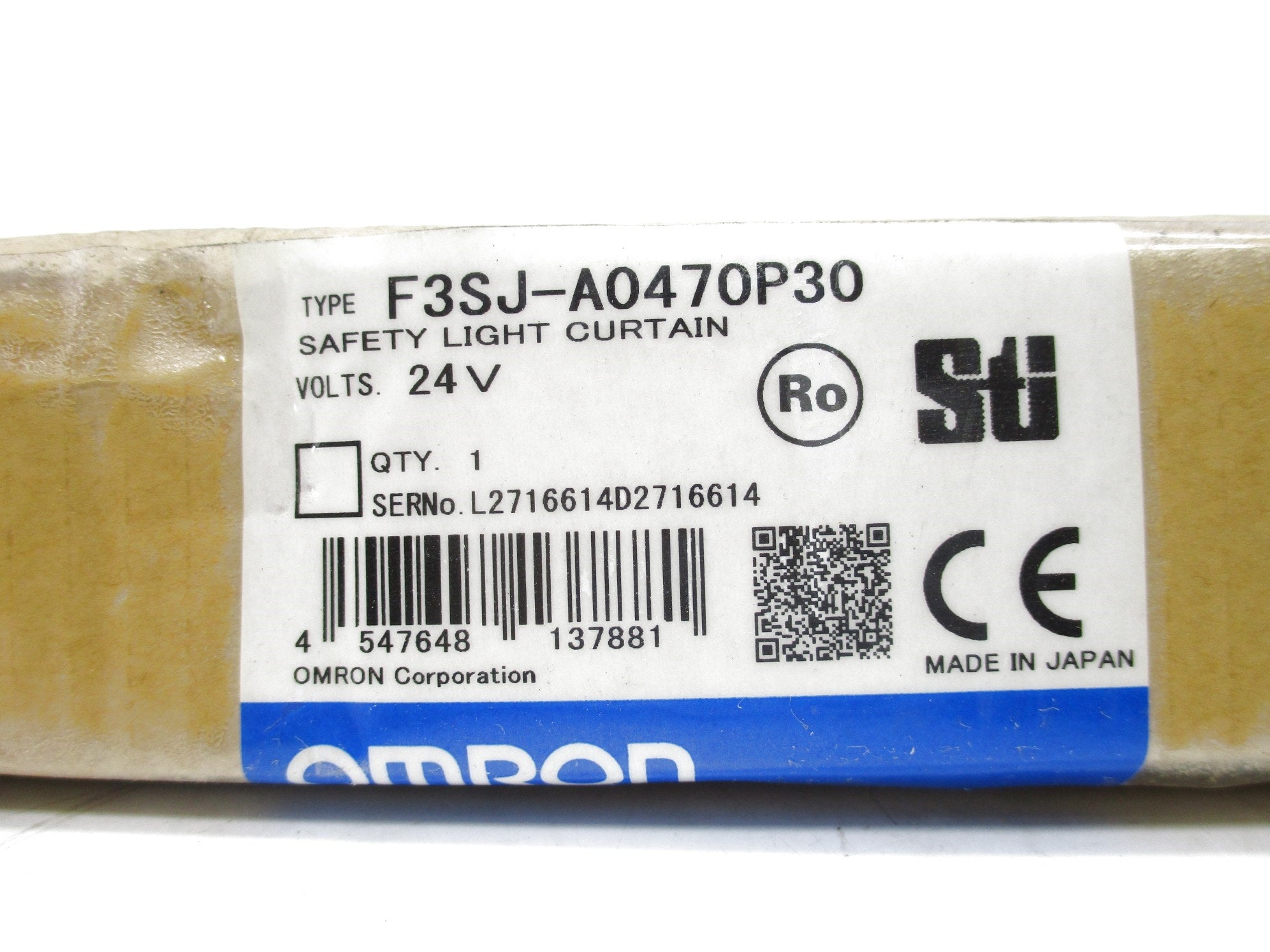 OMRON F3SJ-A0470P30 NSFS