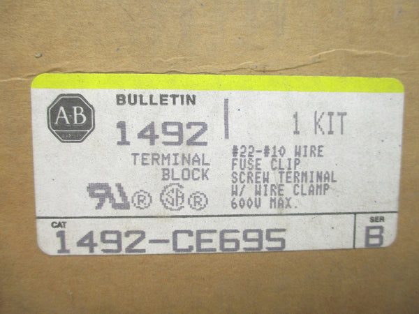 ALLEN BRADLEY 1492-CE695 SER.B (BR/YL) NSFS