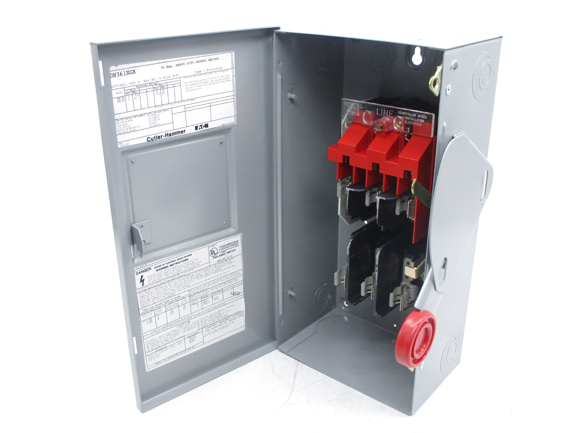 CUTLER HAMMER DH361NGK SER. A NSMP