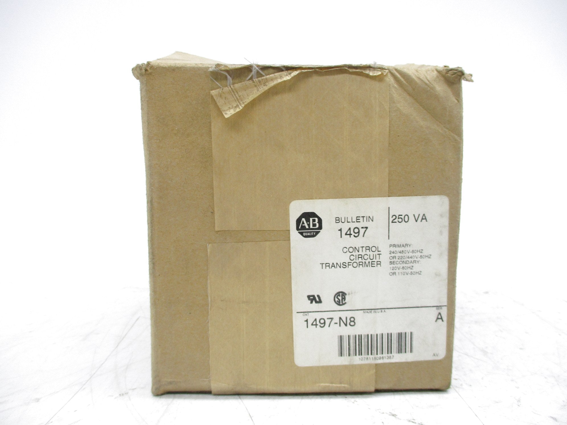 ALLEN BRADLEY 1497-N8 SER. A 240/480V (BR/WH) NSMP