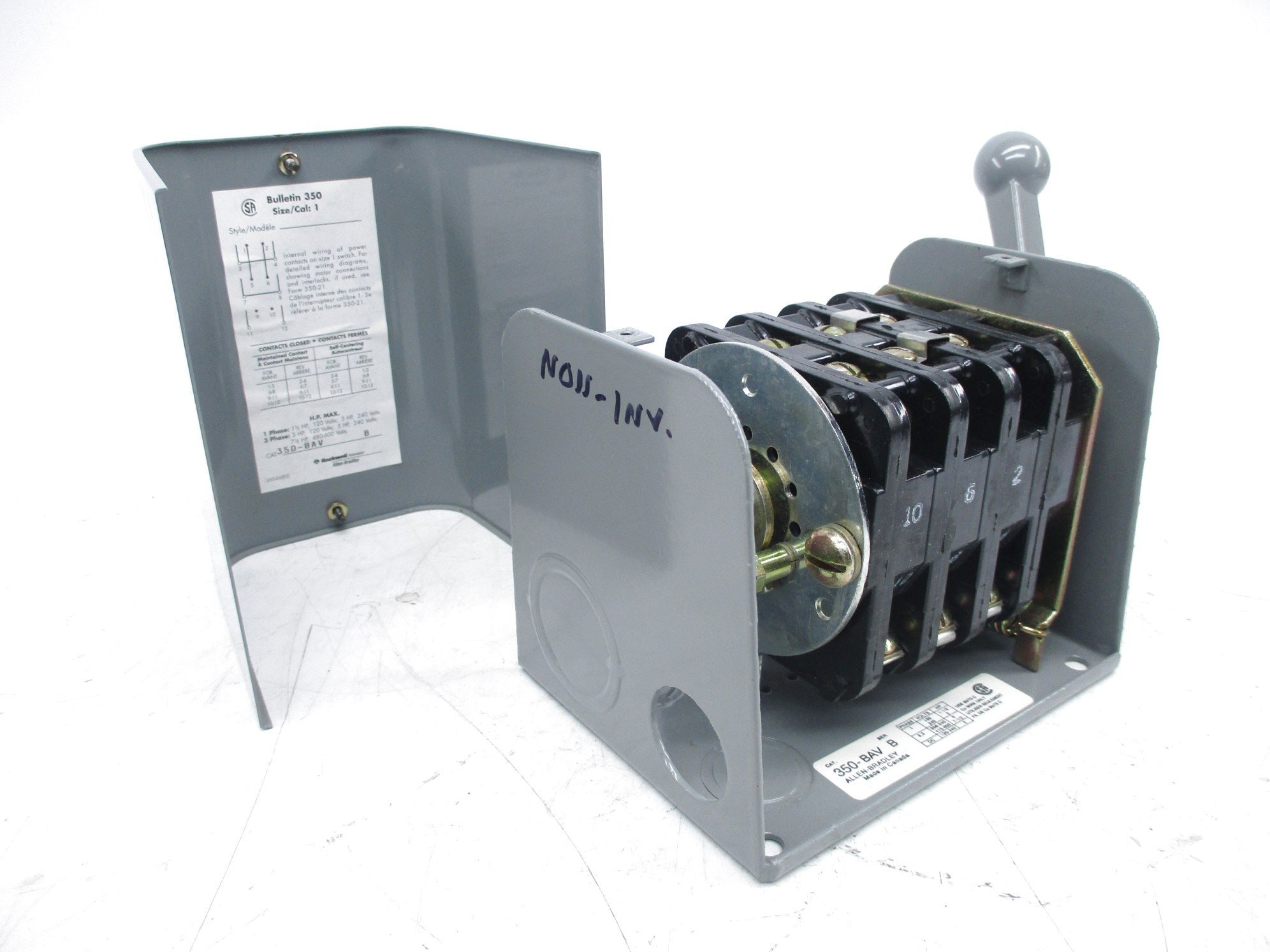 INDUSTRIAL SPARE PART 350-BAV SER. B (BR/WH) NSMP
