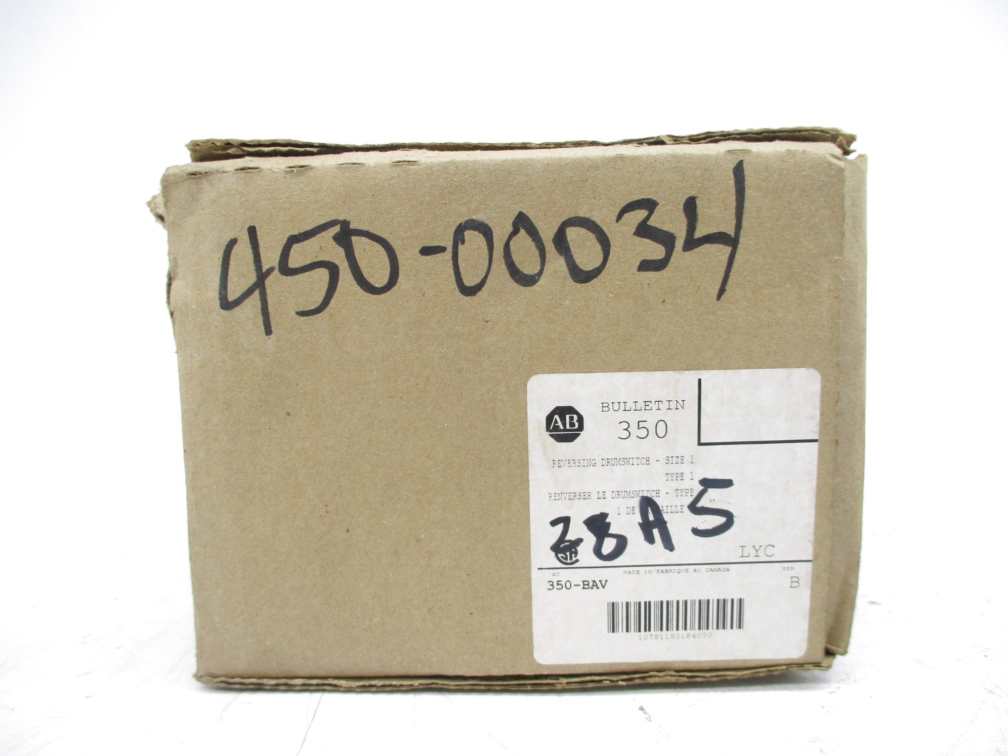 INDUSTRIAL SPARE PART 350-BAV SER. B (BR/WH) NSMP