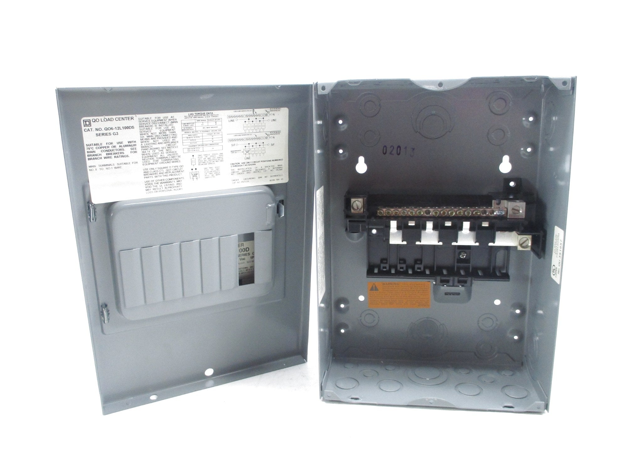 SQUARE D QO6-12L100DS SER. G3 NSNP
