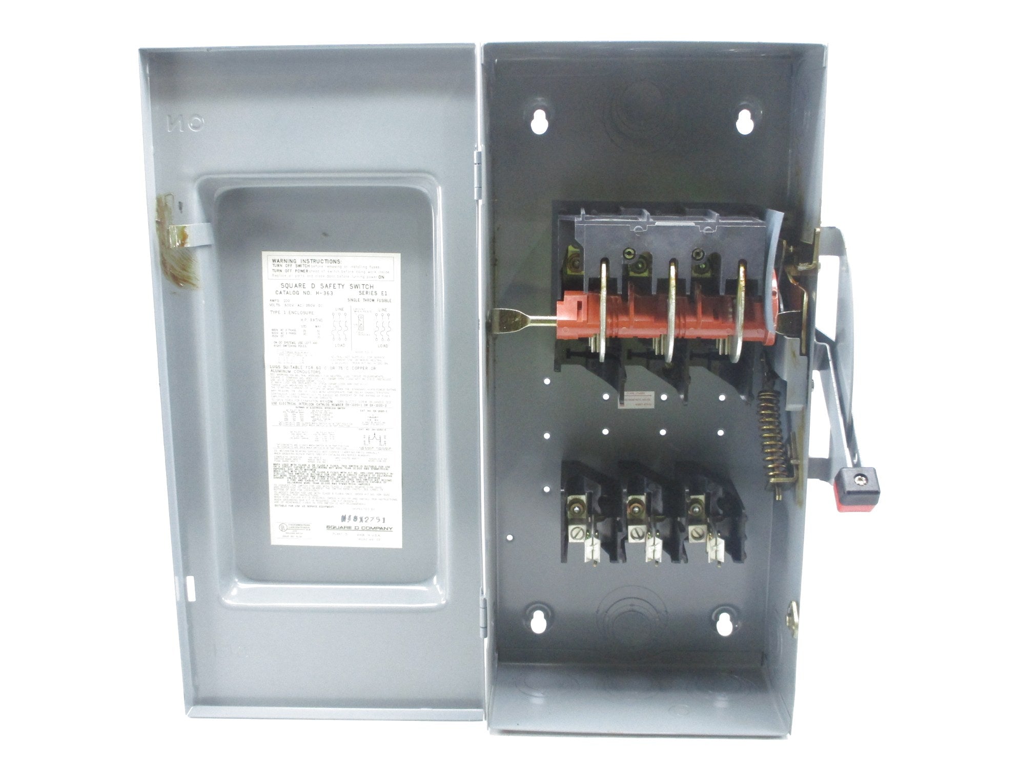 SQUARE D H363 SER. E1 NSNP