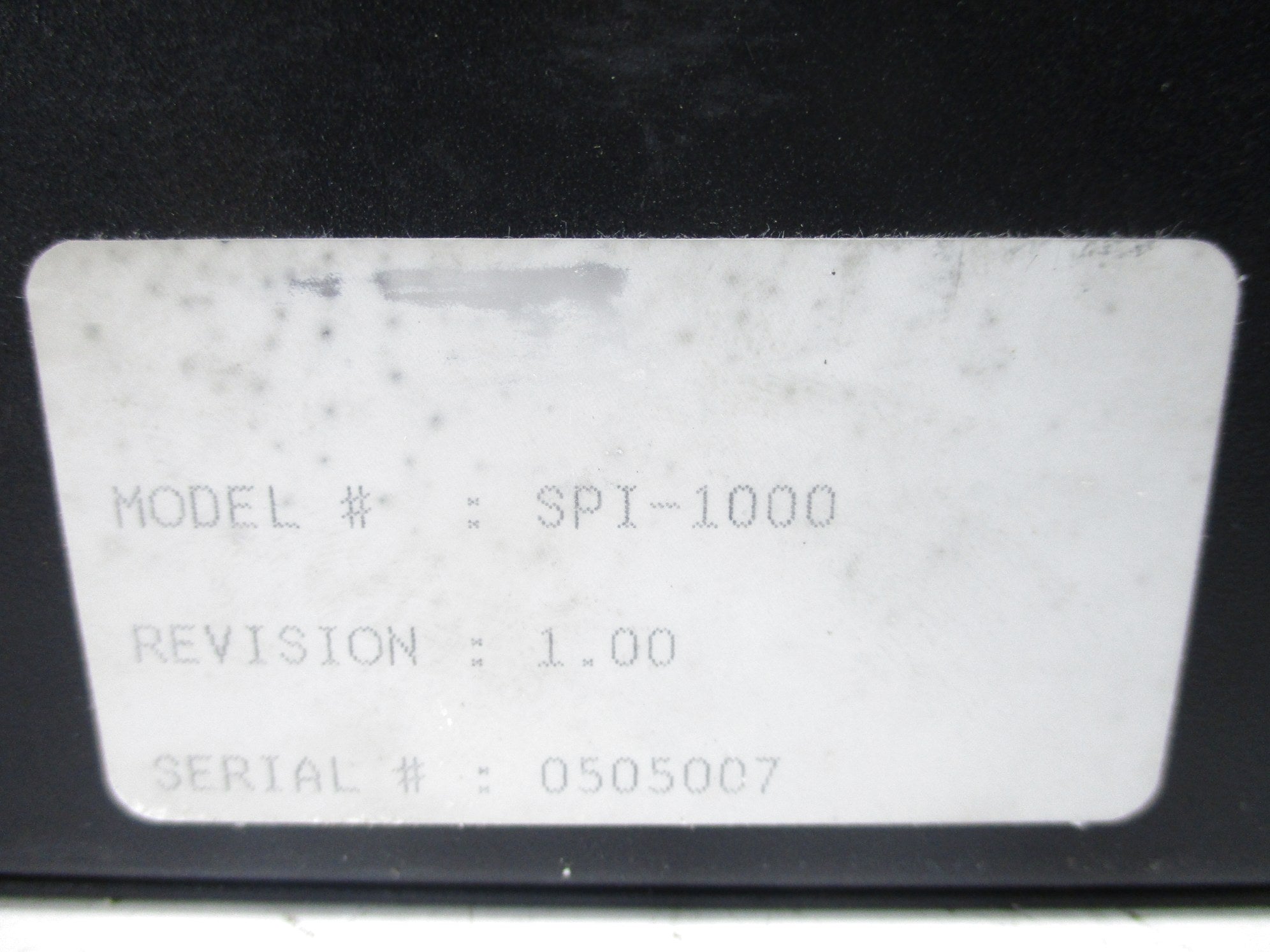 SIEMENS SPI-1000 NSNP