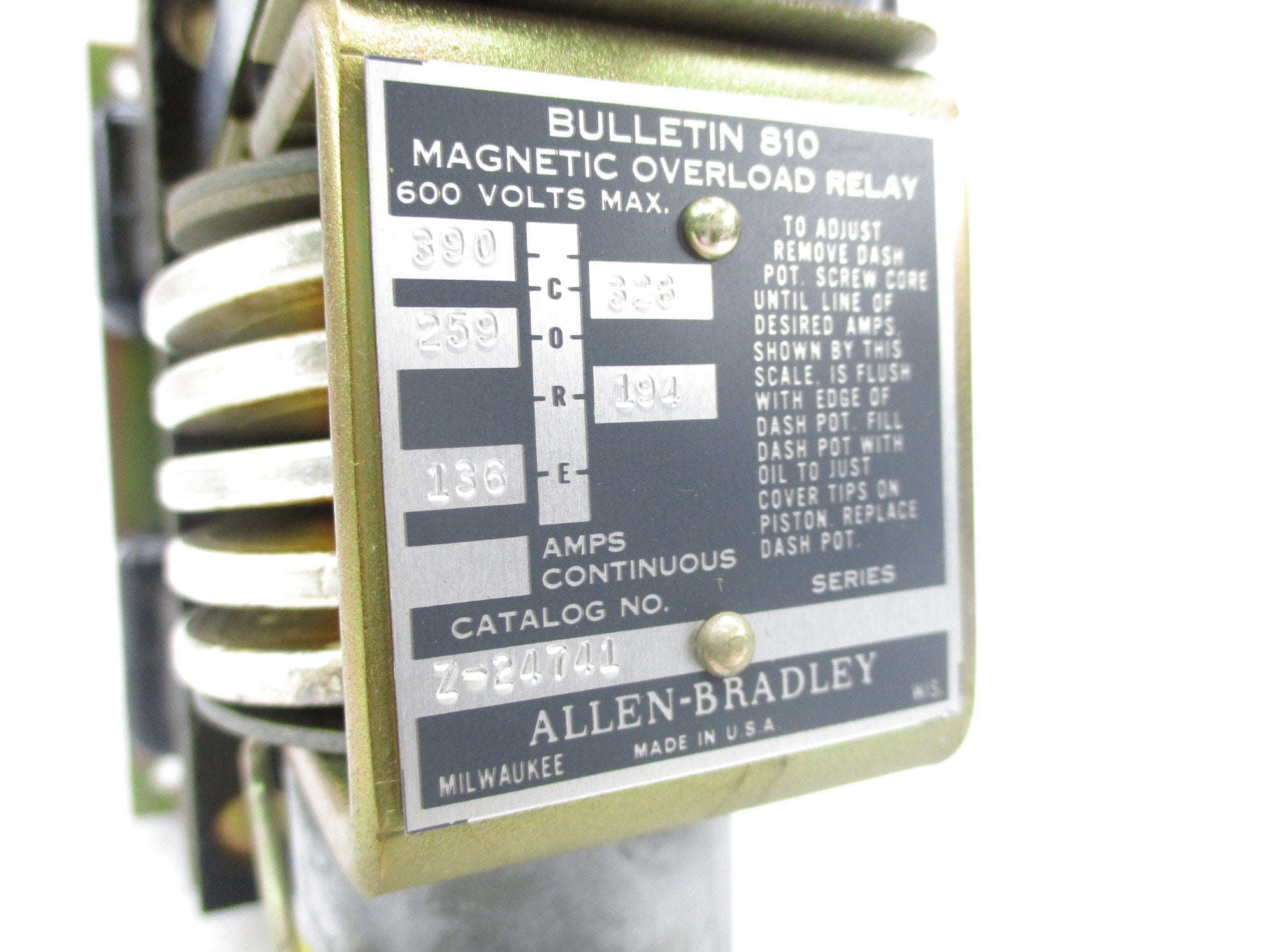 INDUSTRIAL SPARE PART Z-24741 600V NSNP