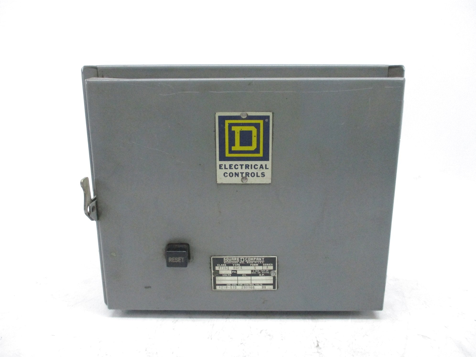 SQUARE D 8736BG-4 SER. A NSNP