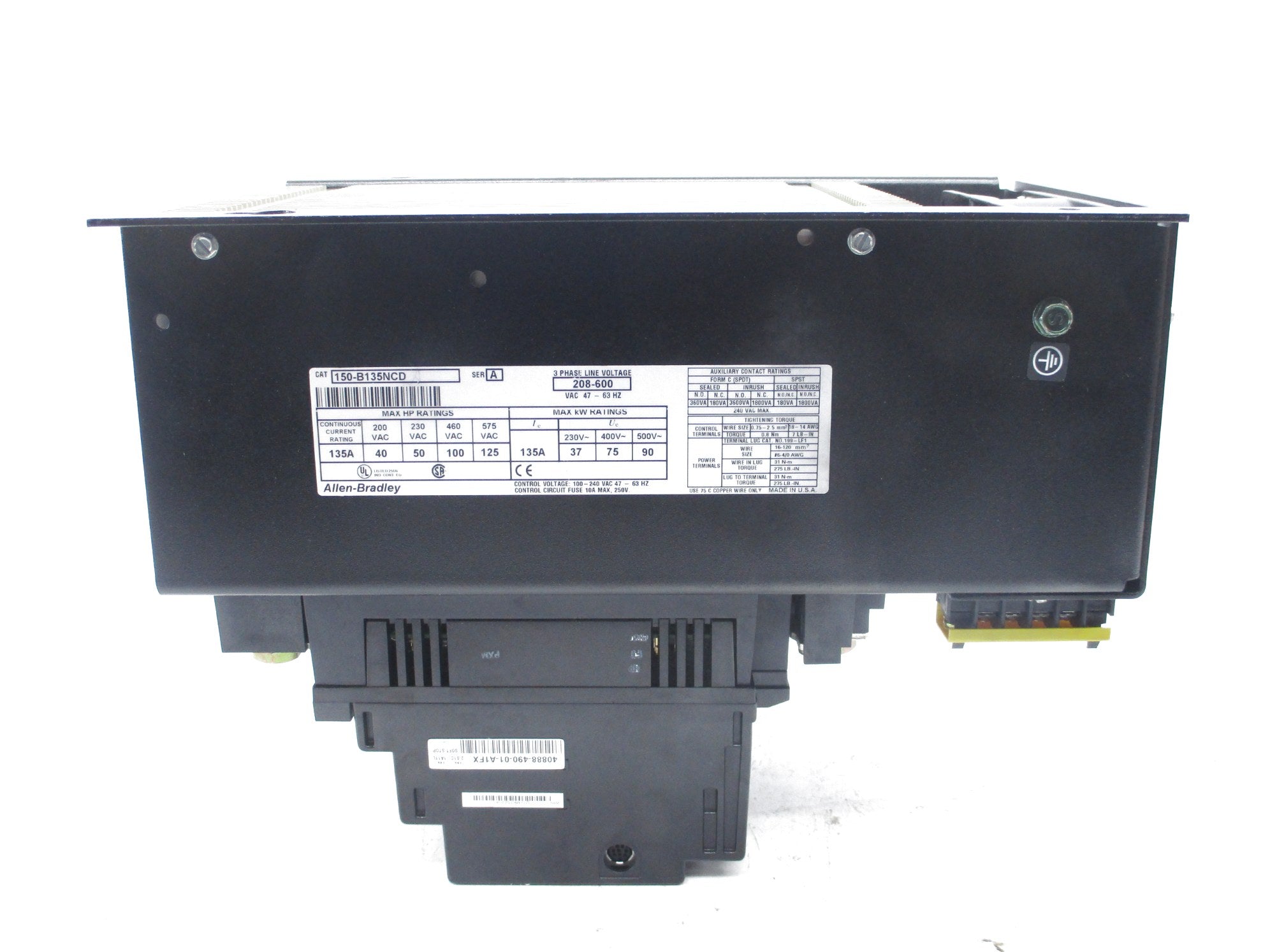 ALLEN BRADLEY 150-B135NCD SER. A NSNP