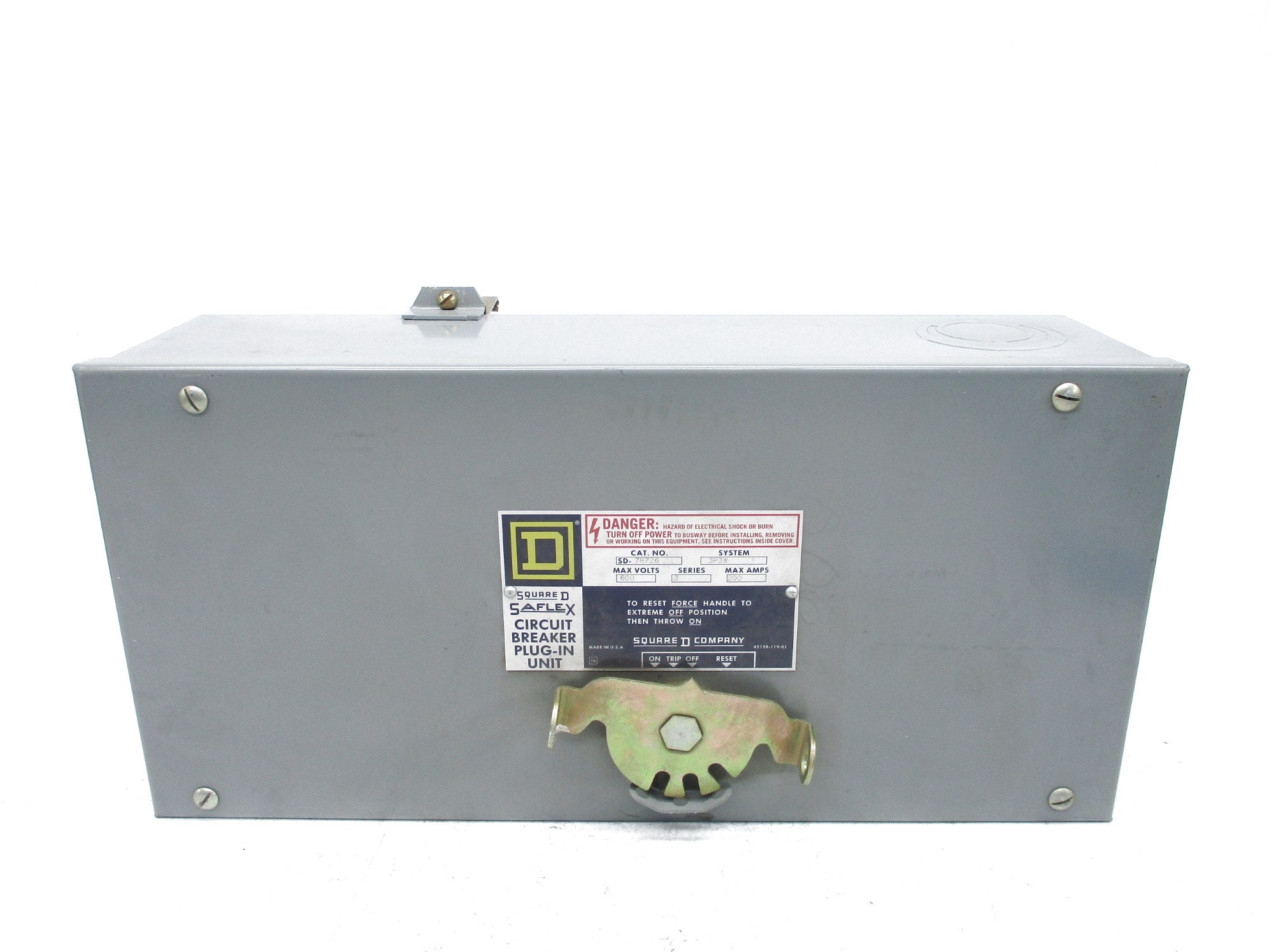 SQUARE D SD-78726 SER. 3 NSNP