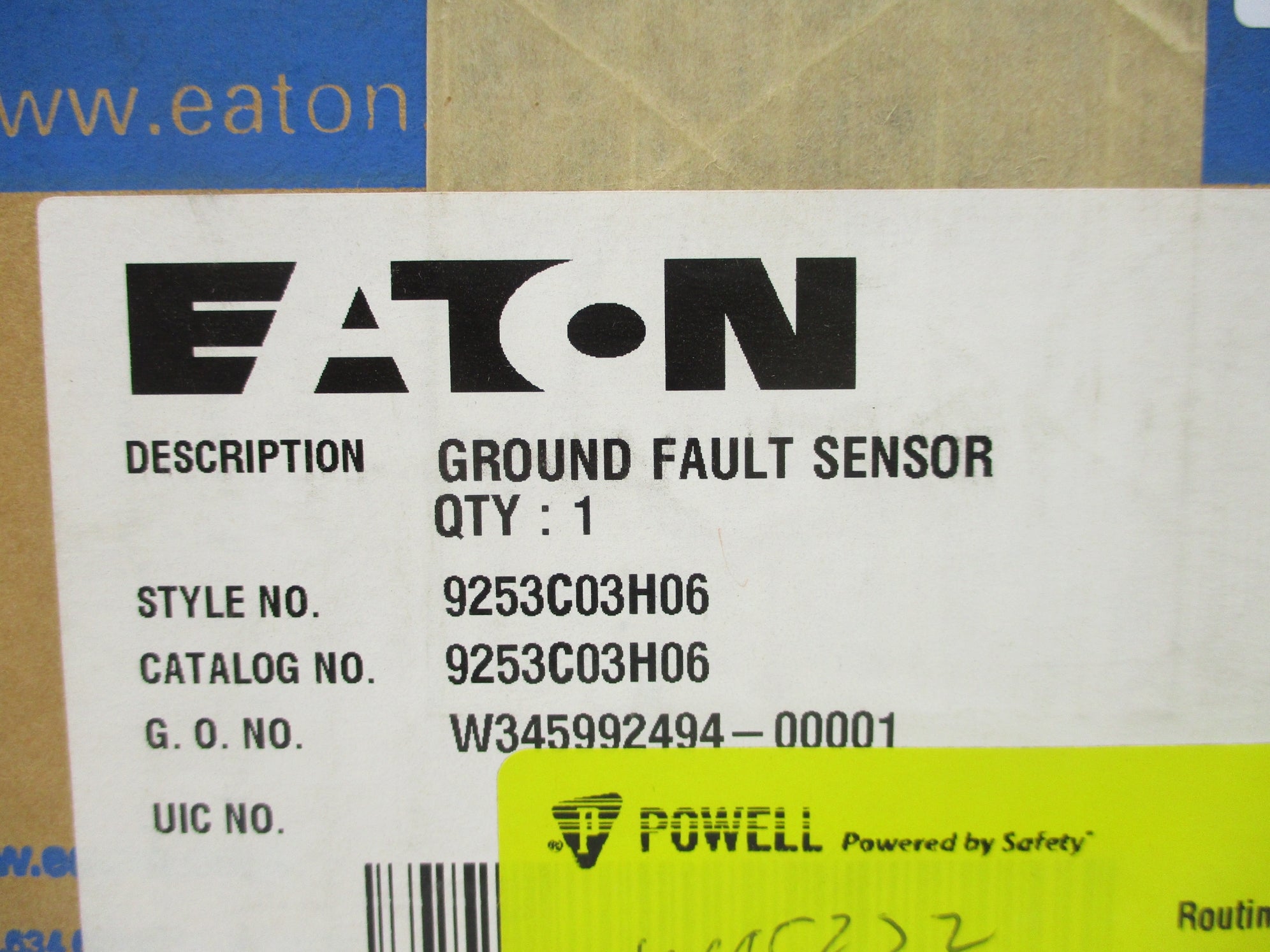 EATON 9253C03H06 NSFS
