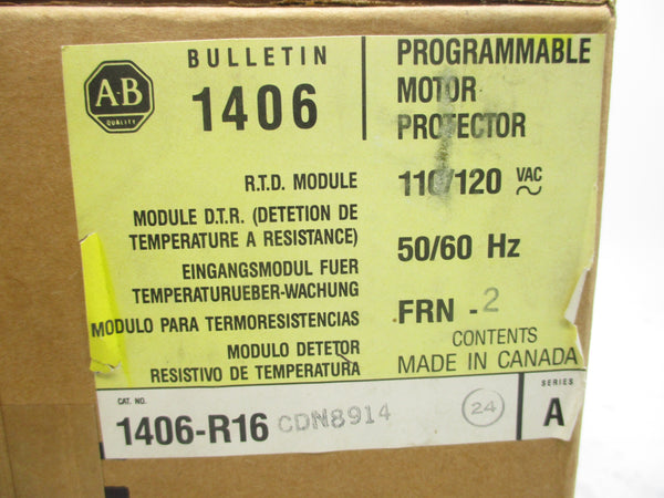 ALLEN BRADLEY 1406-R16 SER. A (BR/YL) NSFS