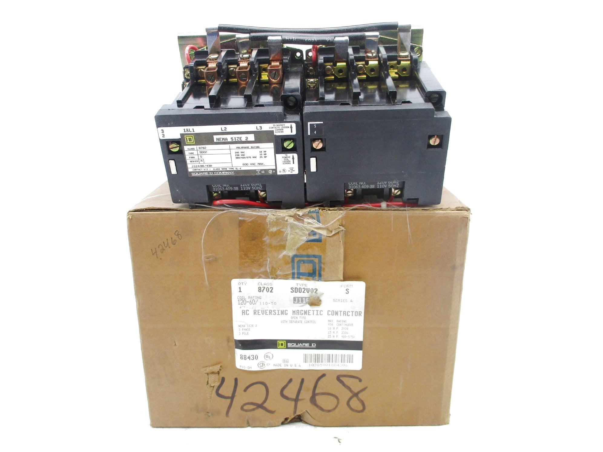 SQUARE D 8702SDO2V02 SER. A 120V NSMP