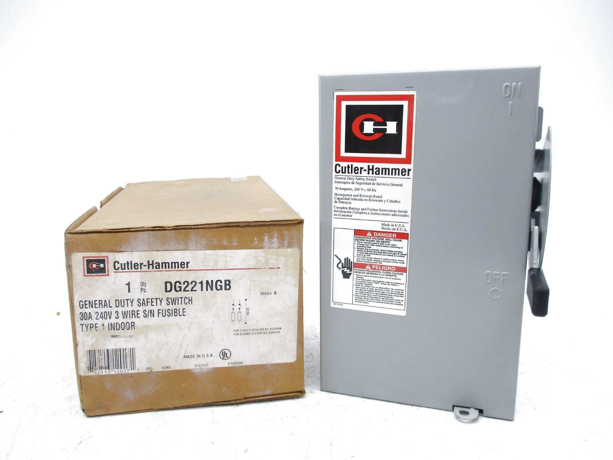 CUTLER HAMMER DG221NGB SER. B NSMP