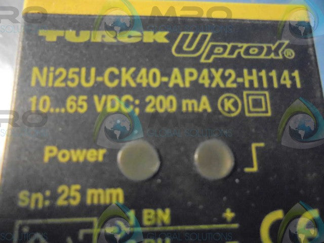 TURCK Ni25U-CK40-AP4X2-H1141 *NEW NO BOX*