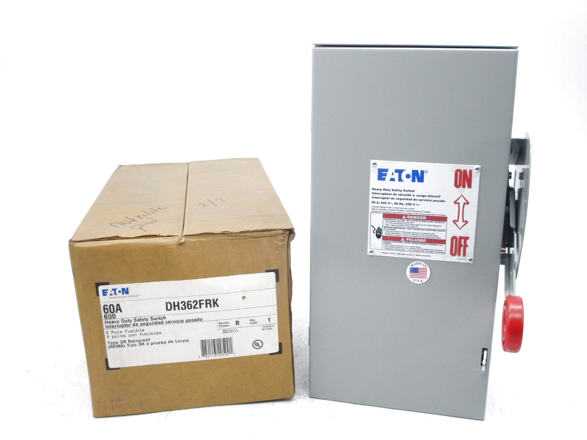 EATON DH362FRK SER. B 600VAC 60A NSMP