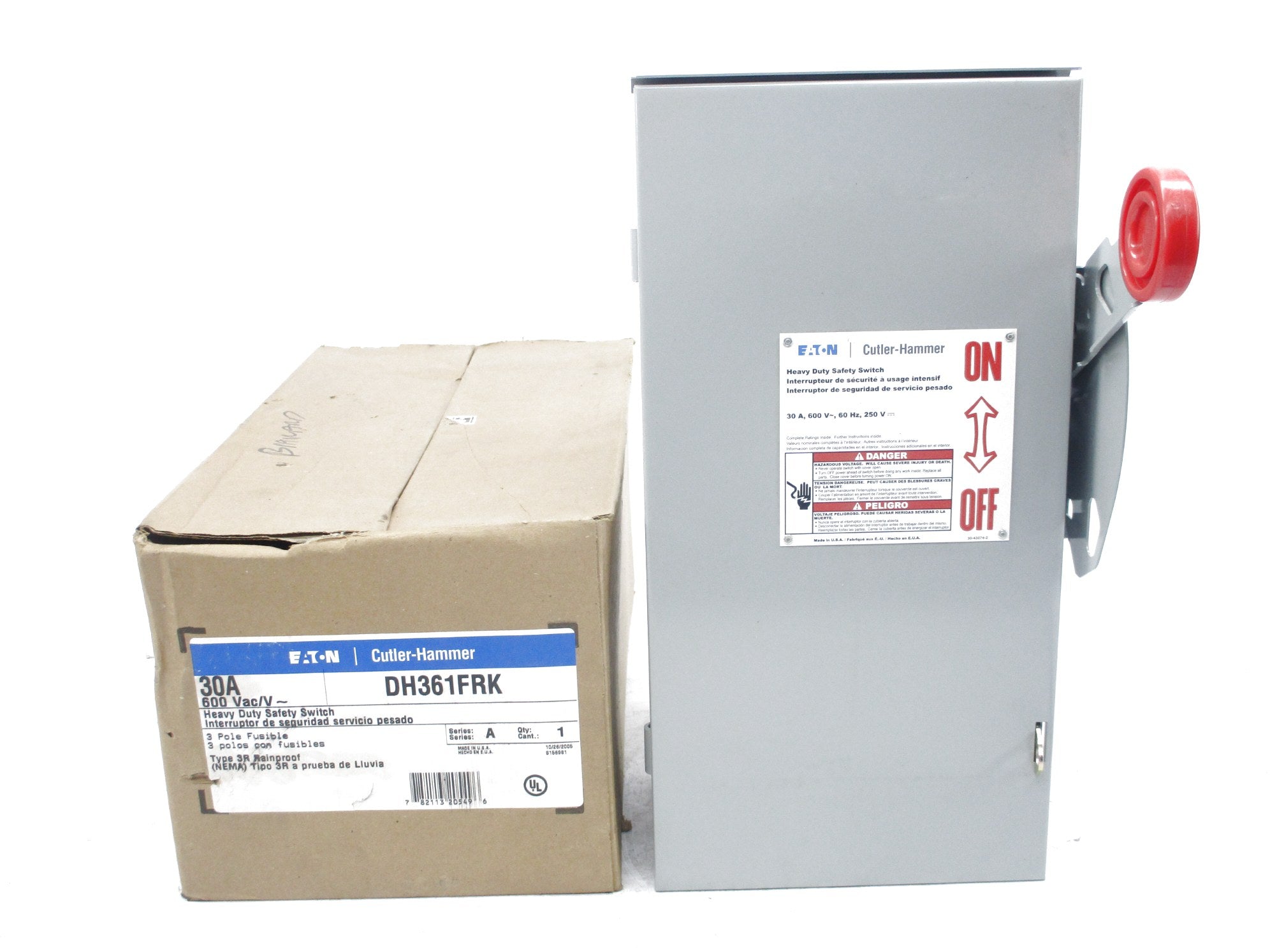 EATON DH361FRK SER. A 600VAC 30A NSMP