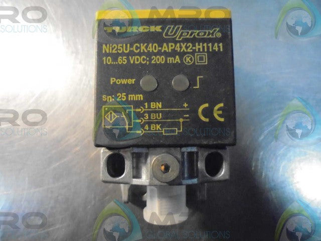 TURCK Ni25U-CK40-AP4X2-H1141 *NEW NO BOX*