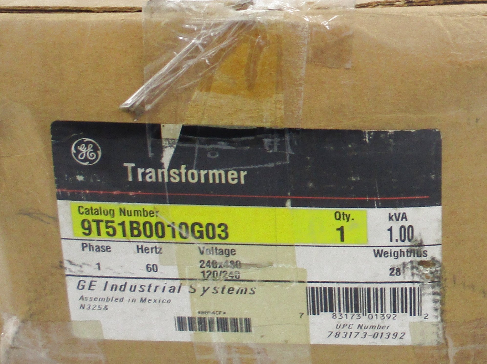 GENERAL ELECTRIC 9T51B0010G03 NSMP
