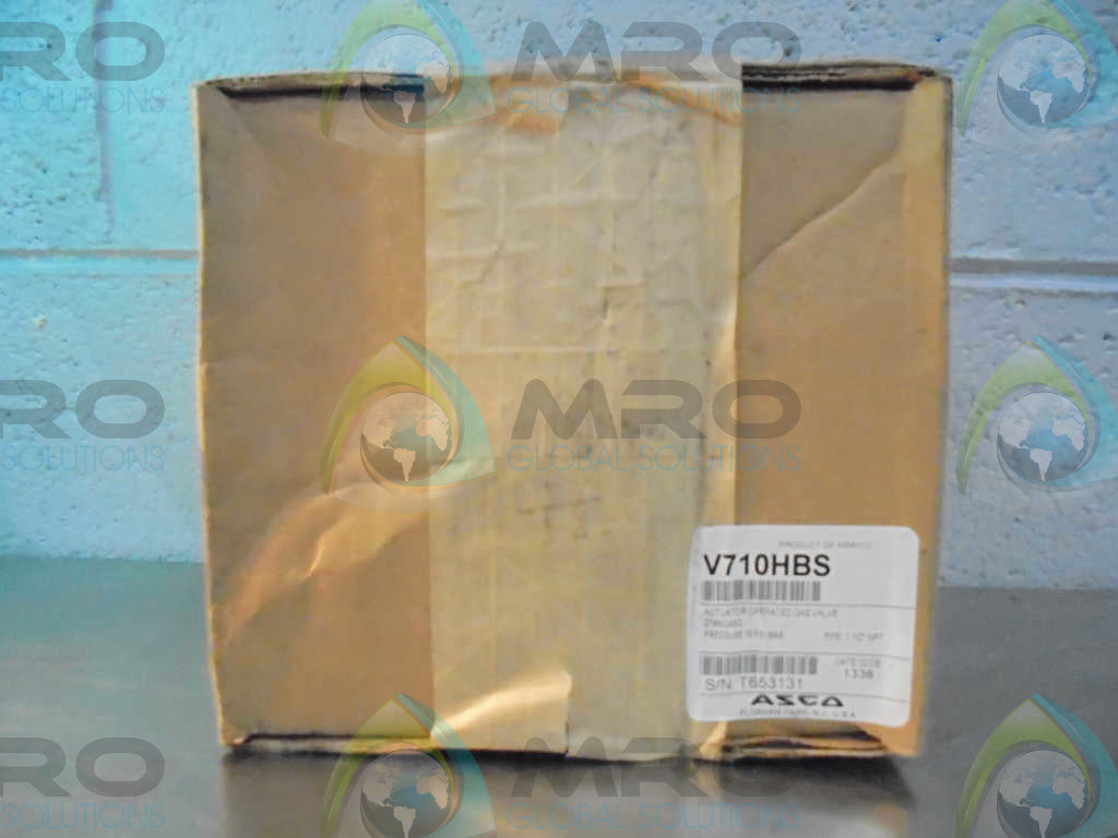 ASCO V710HBS ACUTATOR OPERATED GAS VALVE *FS*