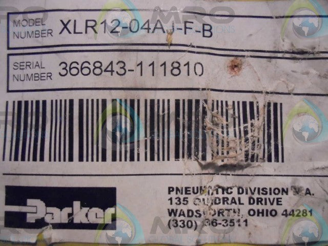 PARKER XLR12-04AJ-F-B *NEW IN BOX*