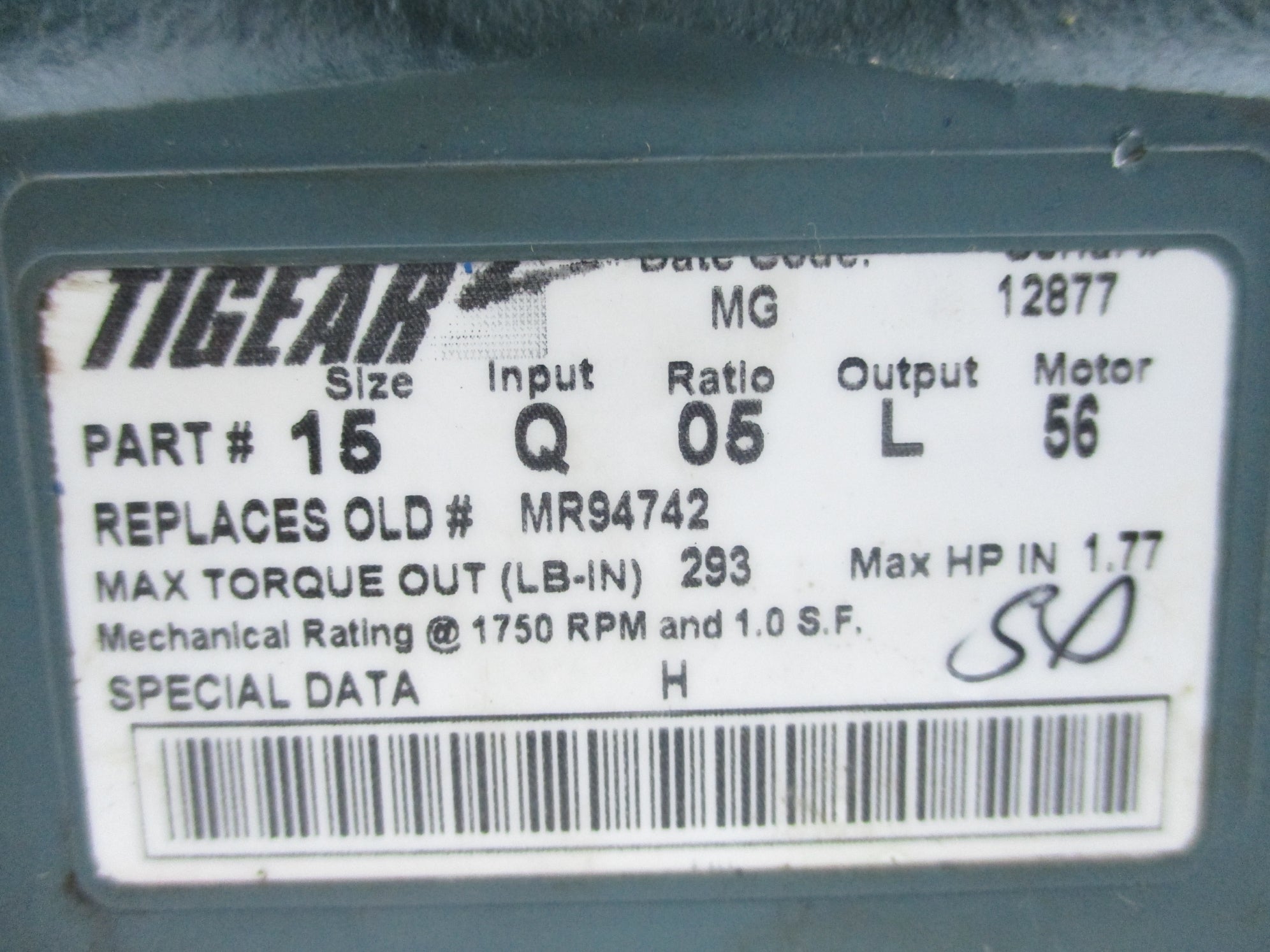 TIGEAR 15Q05L56 UNMP