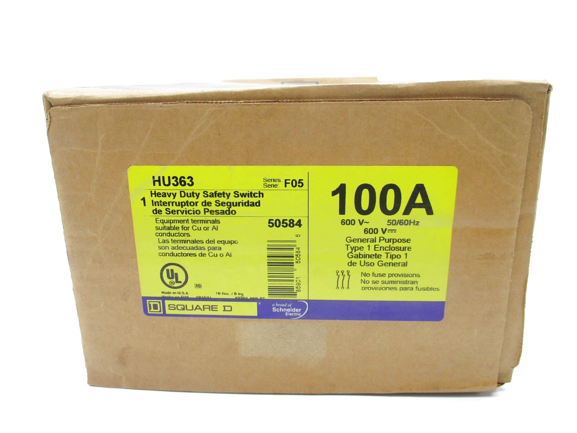 SQUARE D HU363 SER. F05 NSFS